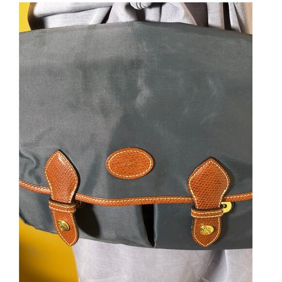 Longchamp Messenger Saddle bag nylon Blue - Picture 1 of 9